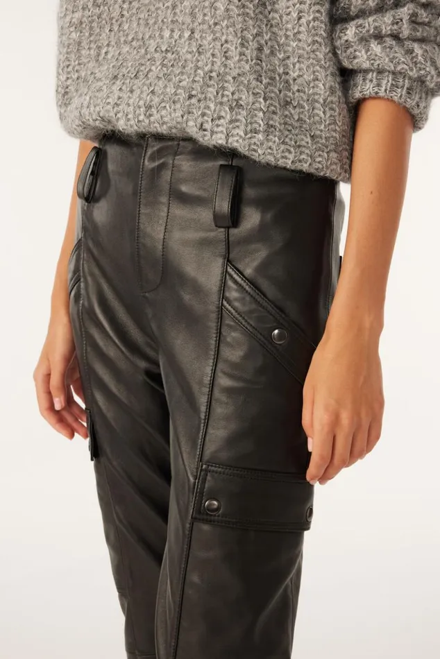 BigerLeather Pants Clothing Baandsh Pants and Jeans