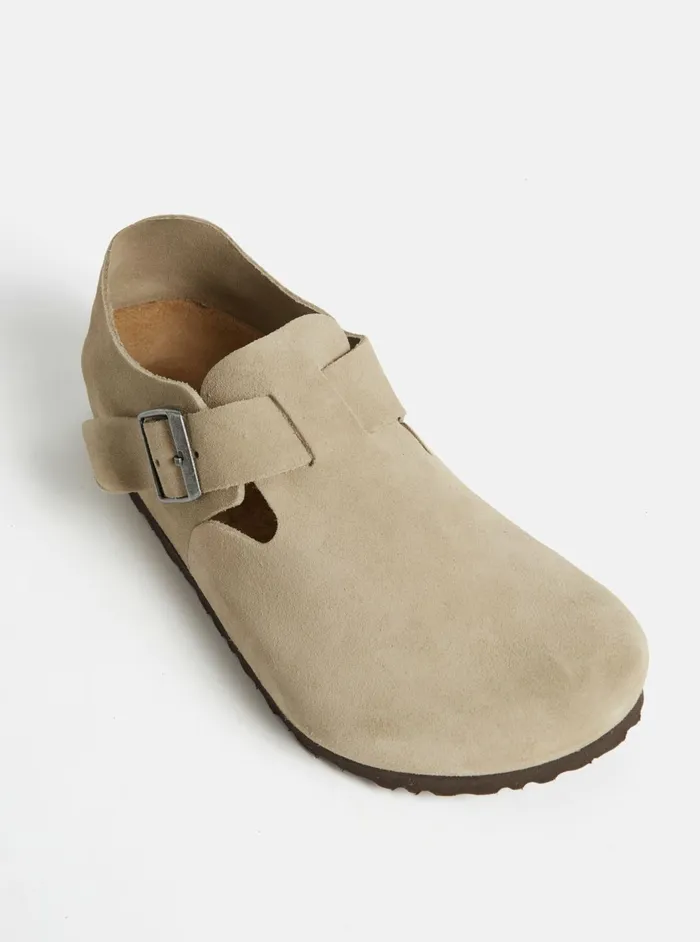 Birkenstock London In Taupe Suede Men Universal Works Footwear