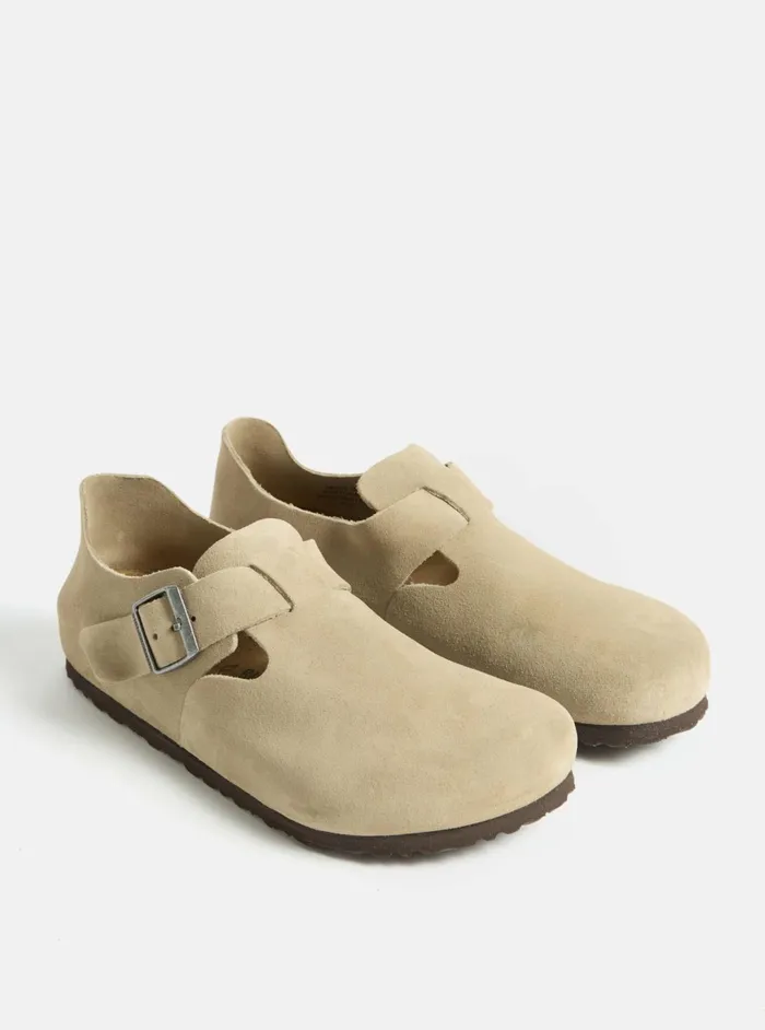 Birkenstock London In Taupe Suede Men Universal Works Footwear