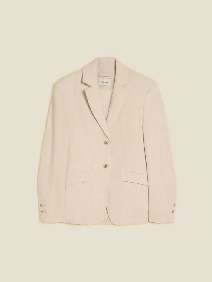 Blazers Women Holzweiler Cygnet Linen Blazer Ecru