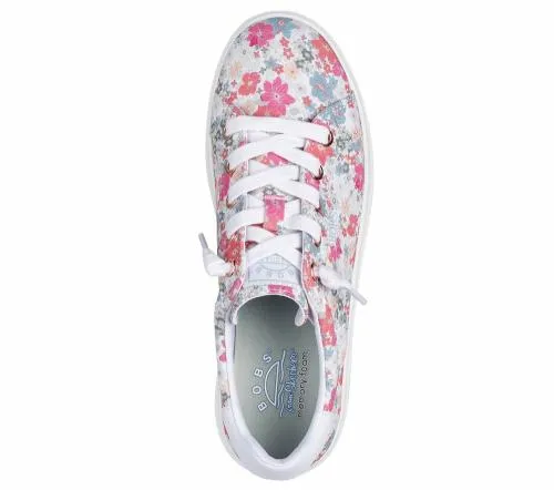 BOBS D039Vine 8211 Floral Flair White Multi Women SKECHERS SlipOn