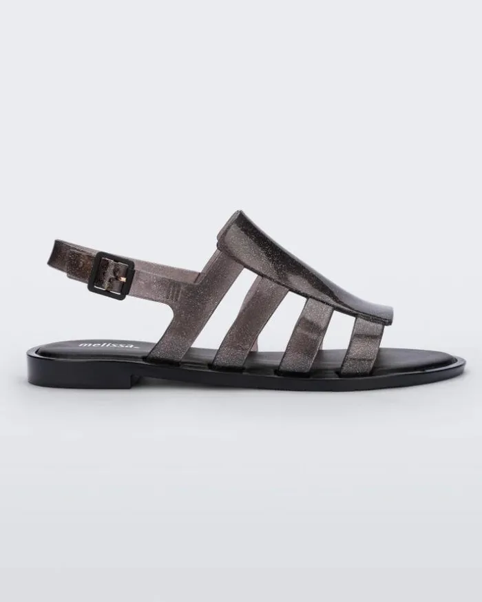 Boemia Glitter Black Women Melissa Sandals