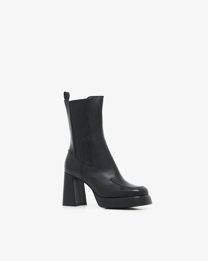 Boots Women IRO DONA LEATHER PLATFORM ANKLE BOOTS