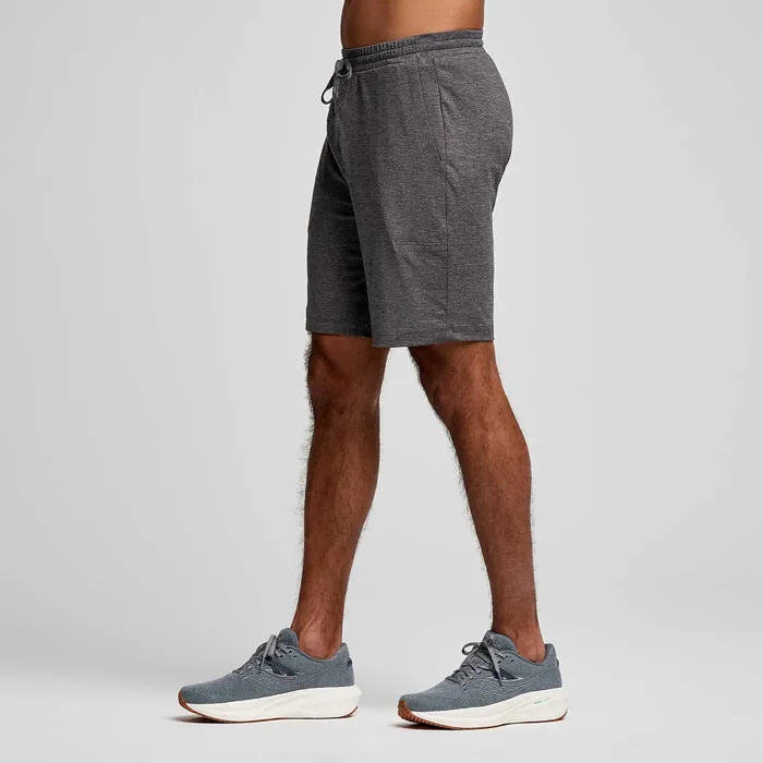 Bottoms Men Men8217s Triumph 88243 Short Carbon Heather Saucony Bottoms Men Men8217s Triumph 88243 Short Carbon Heather Saucony