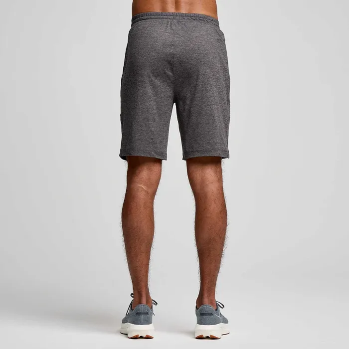 Bottoms Men Men8217s Triumph 88243 Short Carbon Heather Saucony Bottoms Men Men8217s Triumph 88243 Short Carbon Heather Saucony