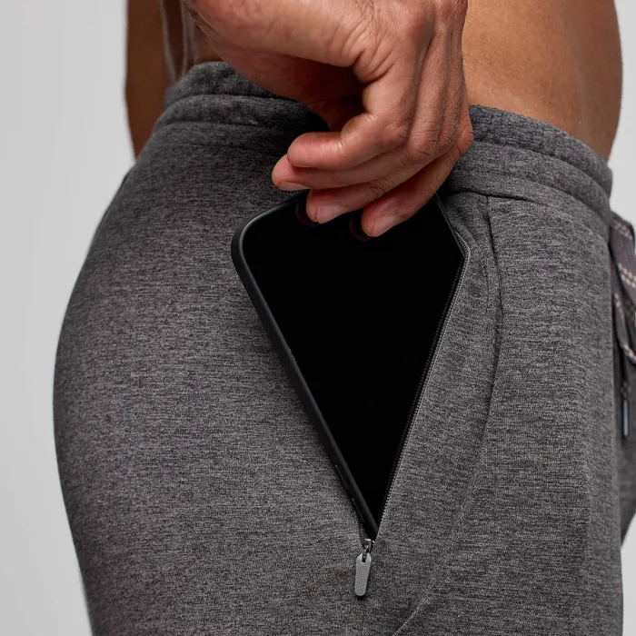 Bottoms Men Men8217s Triumph 88243 Short Carbon Heather Saucony Bottoms Men Men8217s Triumph 88243 Short Carbon Heather Saucony