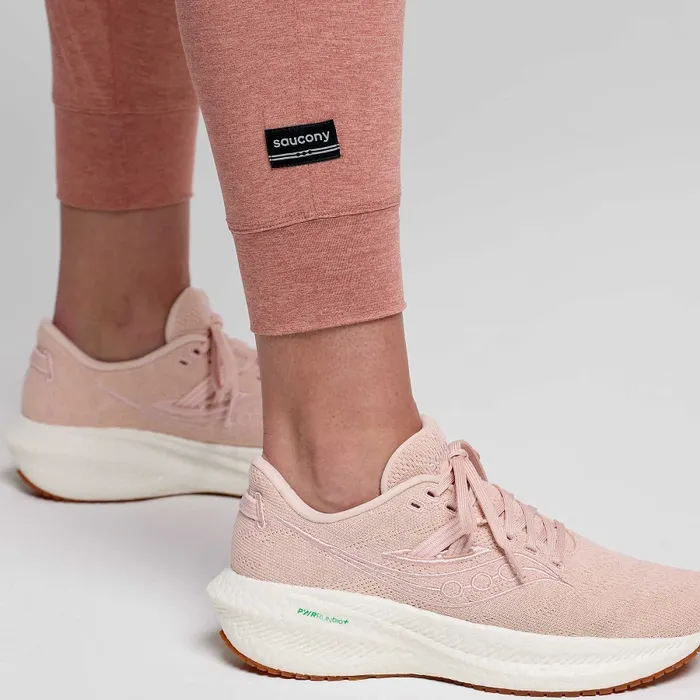 Bottoms Saucony Women Women8217s Triumph Pant Lotus Heather Bottoms Saucony Women Women8217s Triumph Pant Lotus Heather