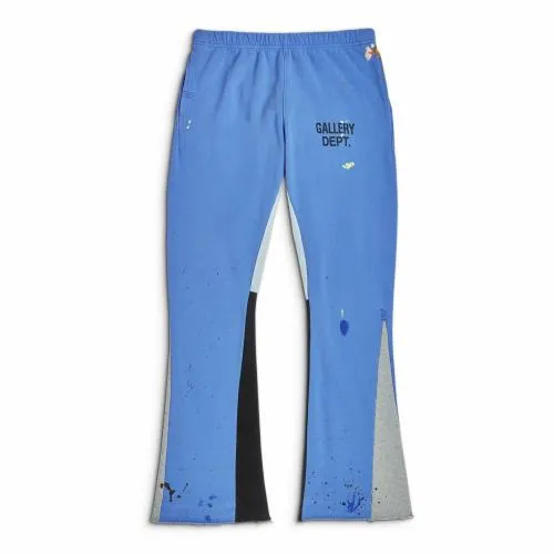 Bottoms WomenMen Gallery Dept GD PAINTED FLARE SWEATPANT Royal