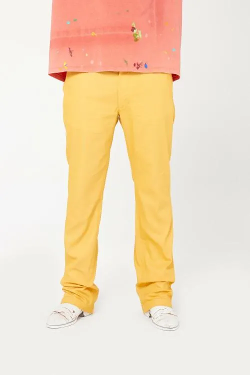 Bottoms WomenMen Gallery Dept LA CHINO FLARE Yellow