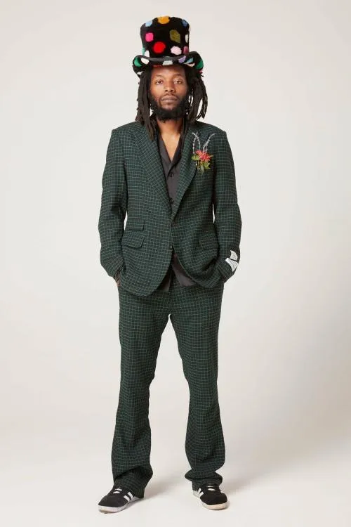 Bottoms WomenMen Gallery Dept THOMAS DRESS PANT FLARE Blackgreen
