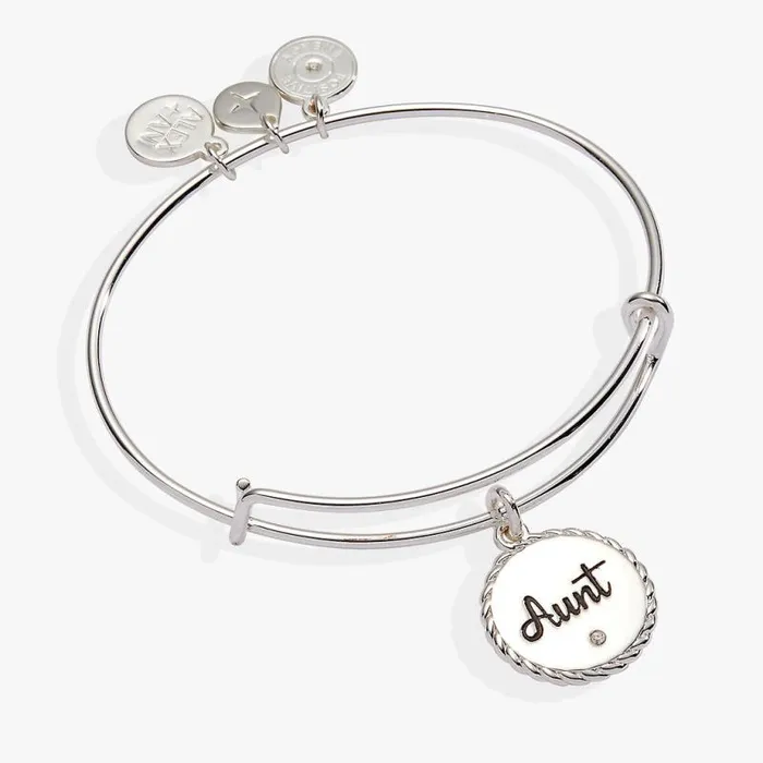 Bracelets Women Alex And Ani Aunt Charm Bangle Gold