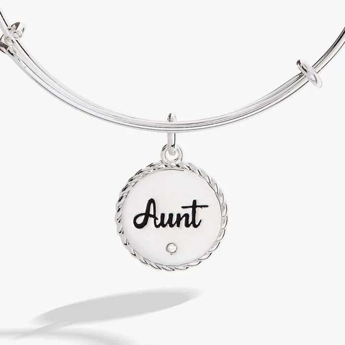 Bracelets Women Alex And Ani Aunt Charm Bangle Gold