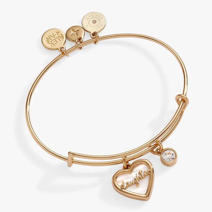 Bracelets Women Alex And Ani Daughter Mother Of Pearl Bangle Gold