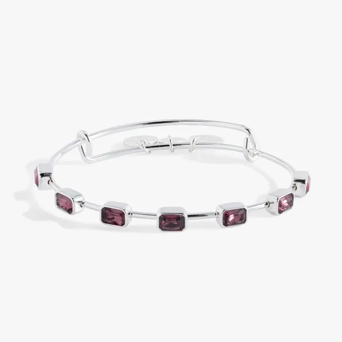 Bracelets Women Alex And Ani February Birthstone Emerald Cut Bangle Gold