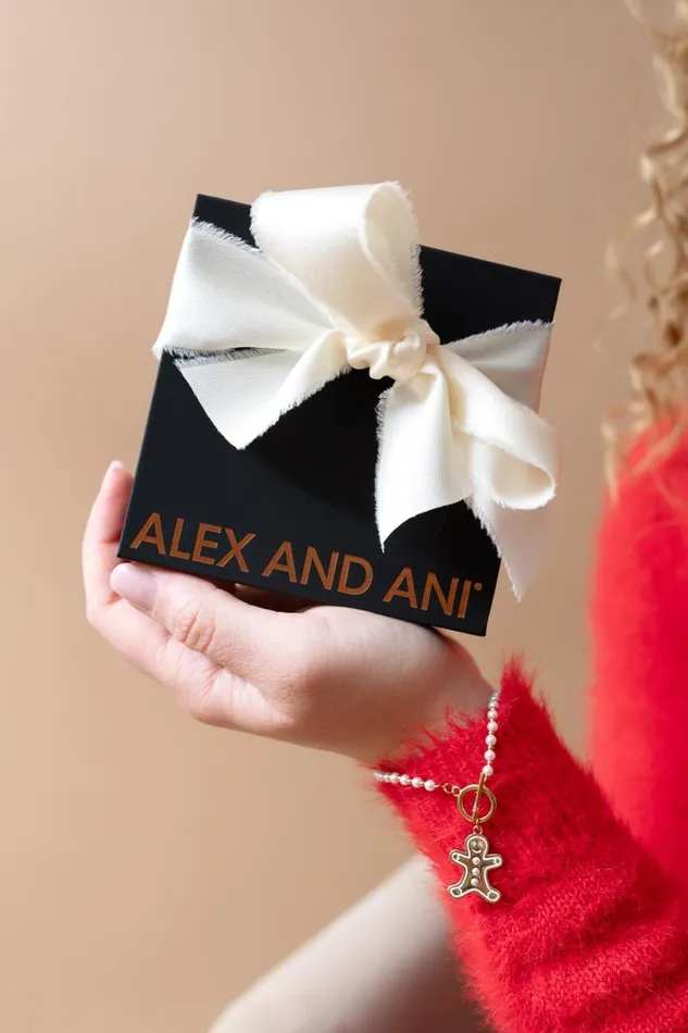 Bracelets Women Alex And Ani Gingerbread Toggle Bracelet Shiny Gold