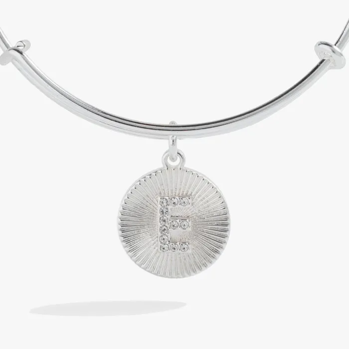 Bracelets Women Alex And Ani Initial E Pave Starburst Texture Bangle Gold