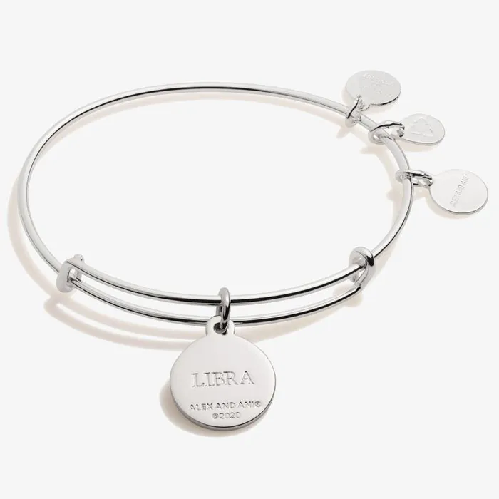 Bracelets Women Alex And Ani Libra Zodiac Charm Bangle Gold