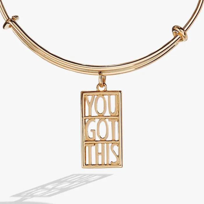 Bracelets Women Alex And Ani You Got This Charm Bangle Gold