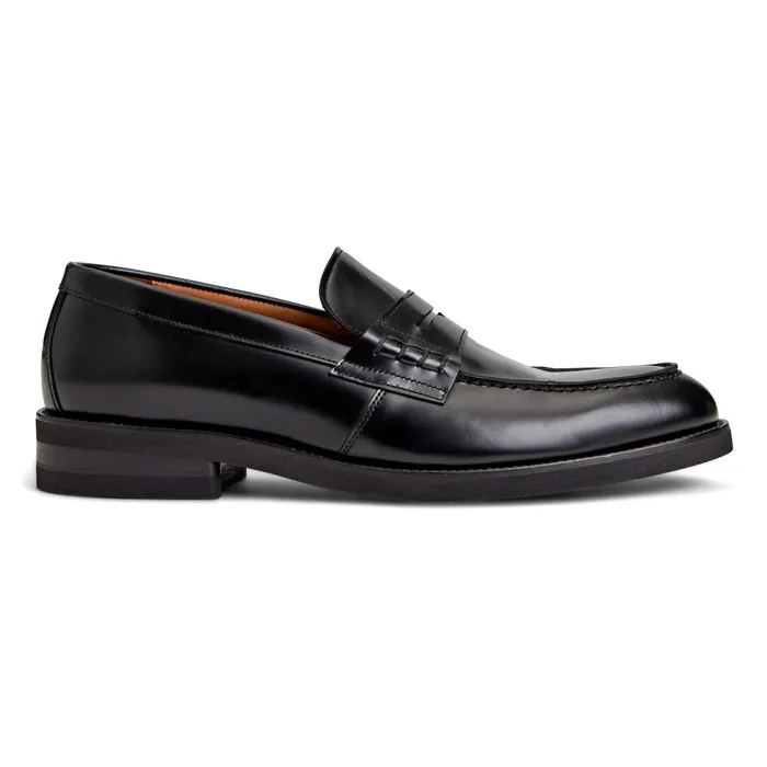 Bruno Magli Carter Casual Loafer Black Leather Men Loafers and Slipons