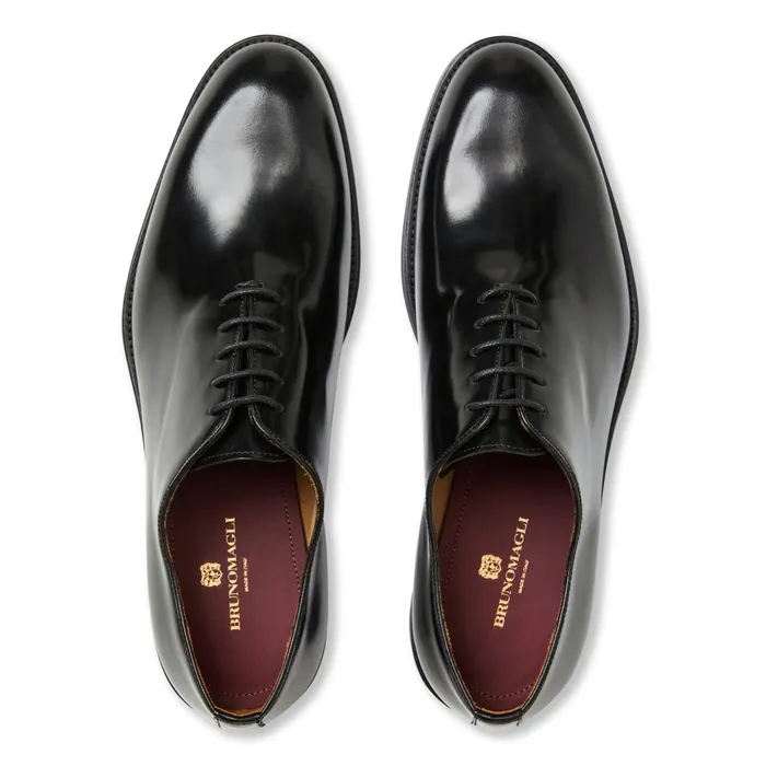 Bruno Magli Claudio Balmoral Leather OxfordBlack Men Laceups and Oxfords