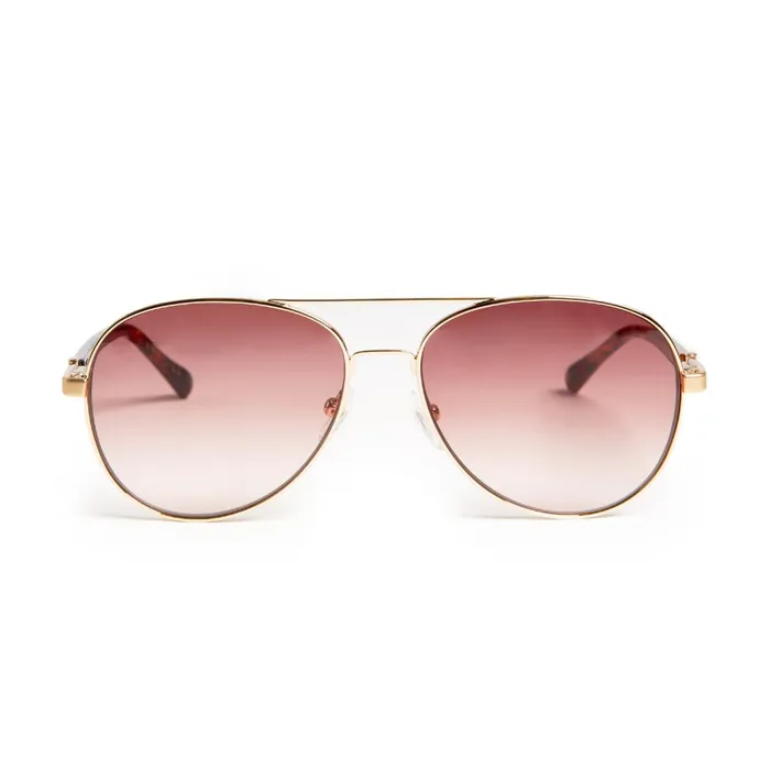 Bruno Magli Costa Aviator Sunglasses 8211 Gold Women Sunglasses