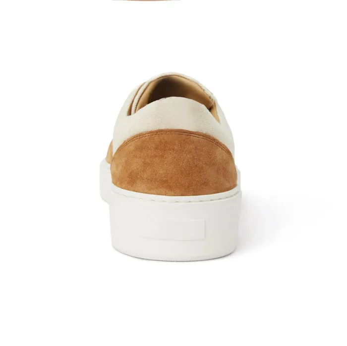 Bruno Magli Darian Sneaker Sand Canvas Men Casual Shoes