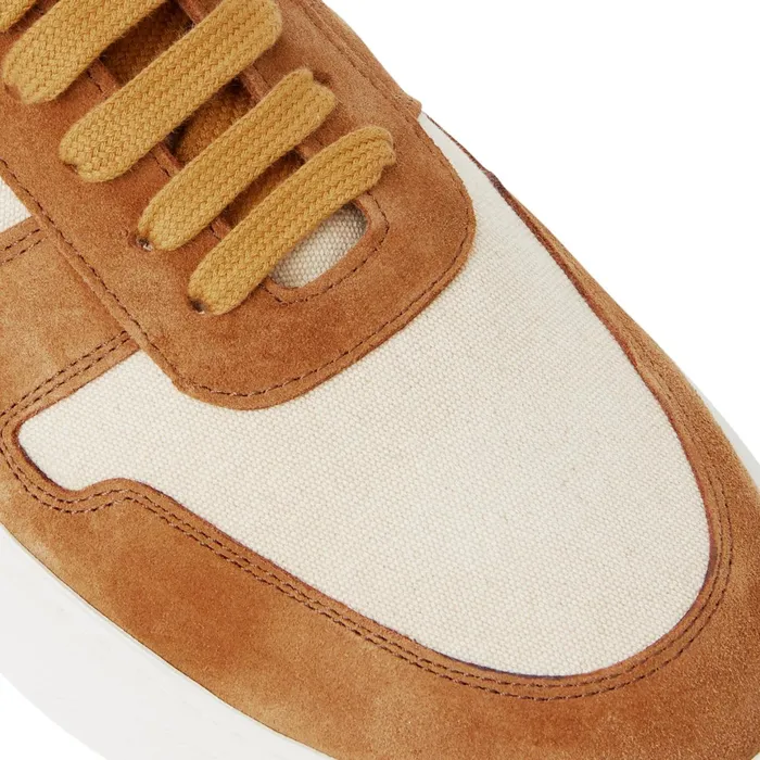 Bruno Magli Darian Sneaker Sand Canvas Men Casual Shoes
