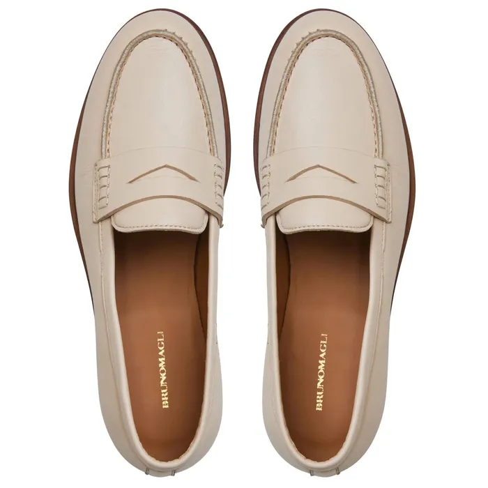 Bruno Magli LIXIA Loafer BONE Women Flats and Loafers