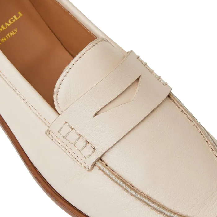 Bruno Magli LIXIA Loafer BONE Women Flats and Loafers