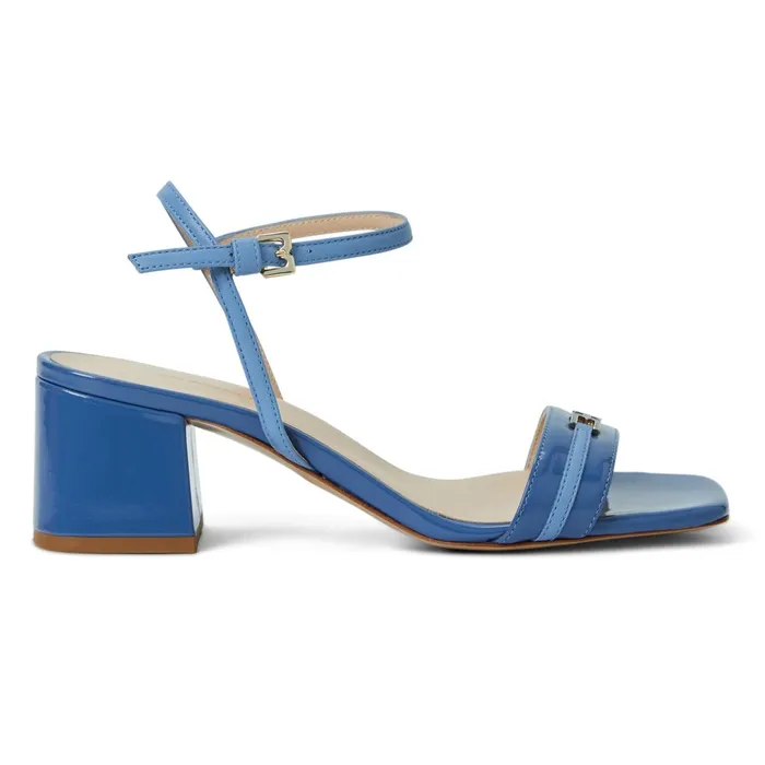 Bruno Magli PHOEBE Sandal BLUE PATENT Women Heels