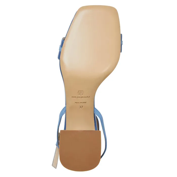 Bruno Magli PHOEBE Sandal BLUE PATENT Women Heels
