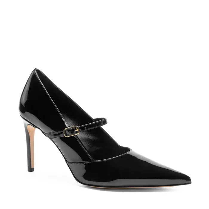 Bruno Magli Prima Pump Black Patent Women Heels