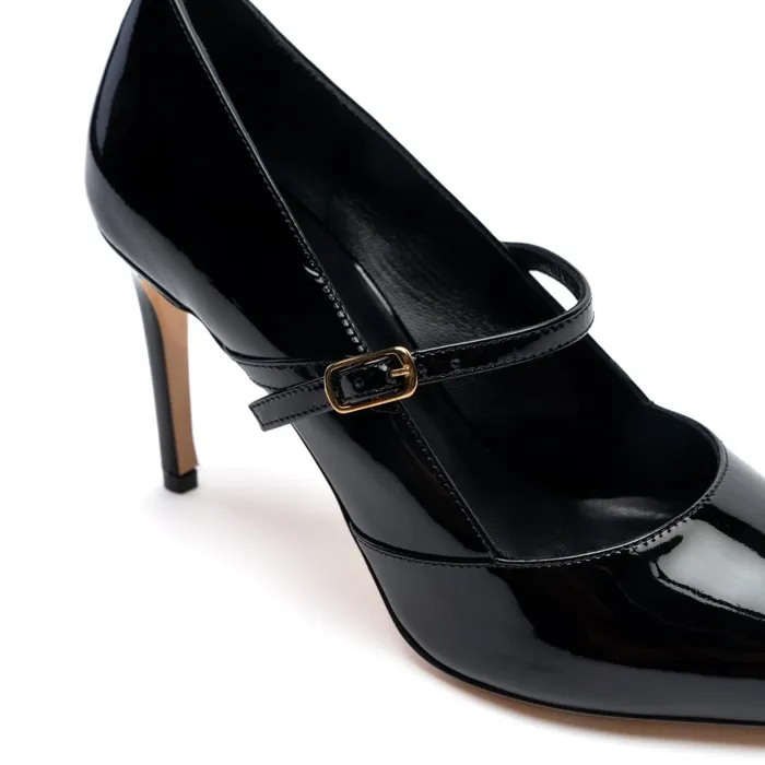 Bruno Magli Prima Pump Black Patent Women Heels
