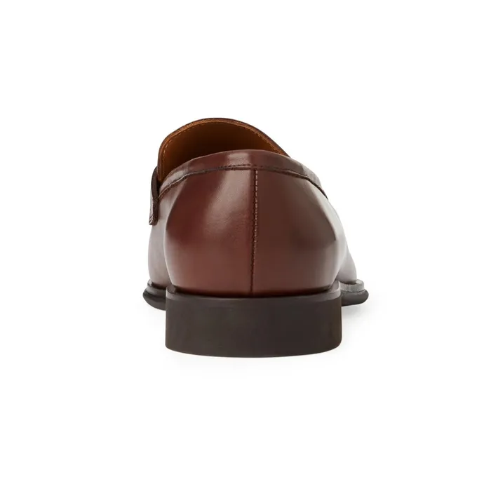 Bruno Magli Raging Leather Penny Loafer Cognac Men Dress Shoes