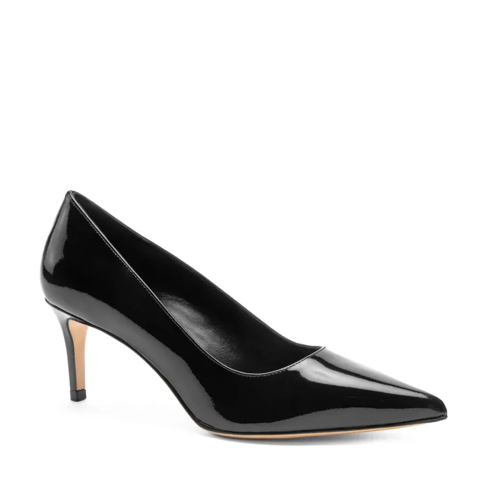Bruno Magli Tara Black Patent Pump Women Pumps