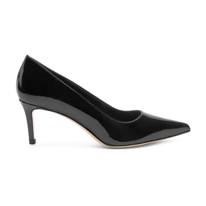 Bruno Magli Tara Black Patent Pump Women Pumps