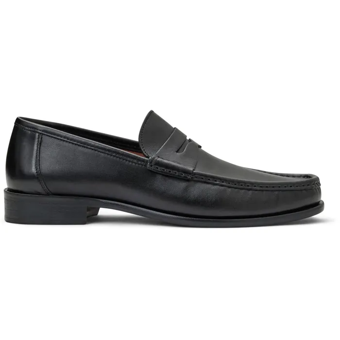 Bruno Magli Tonio Slip On Loafer Black Nappa Leather Men Loafers and Slipons Bruno Magli Tonio Slip On Loafer Black Nappa Leather Men Loafers and Slipons