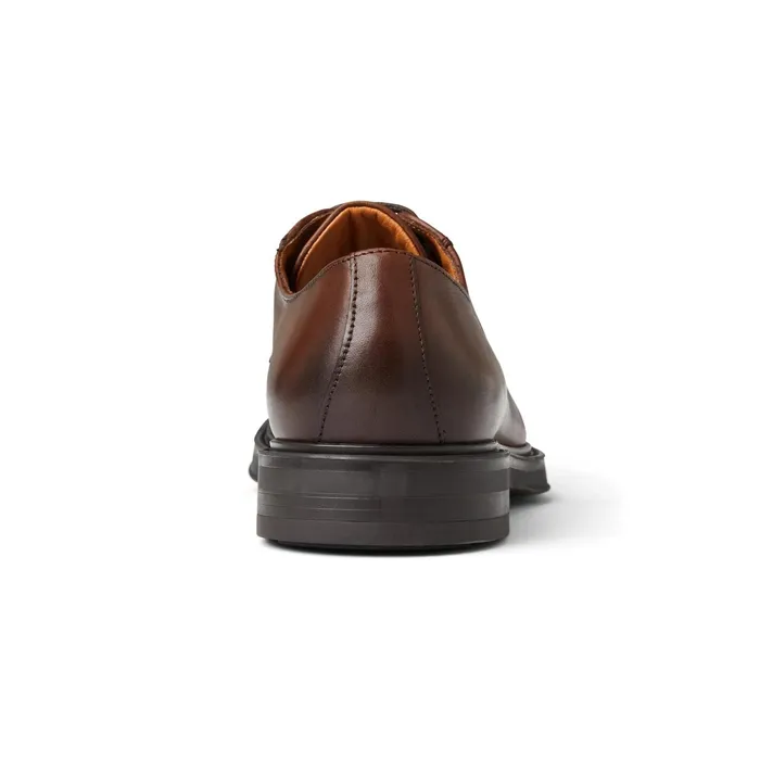 Bruno Magli Tyler Split Toe Leather DerbyCognac Men Casual Shoes