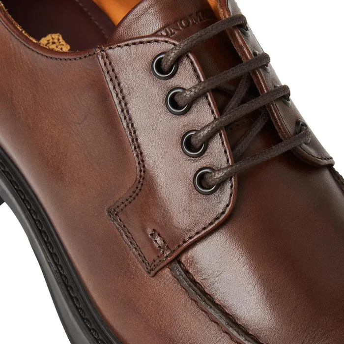 Bruno Magli Tyler Split Toe Leather DerbyCognac Men Casual Shoes
