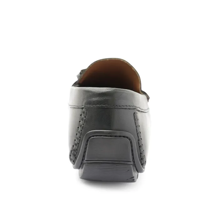 Bruno Magli Xander Leather Driving Moccasin 8211 Black Men Dress Shoes