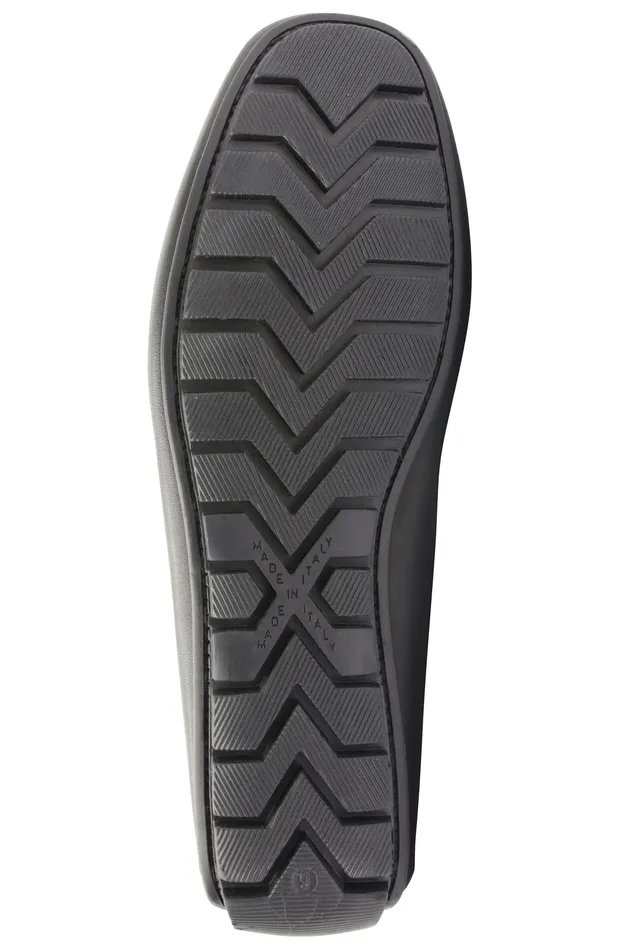 Bruno Magli Xander Leather Driving Moccasin 8211 Black Men Dress Shoes