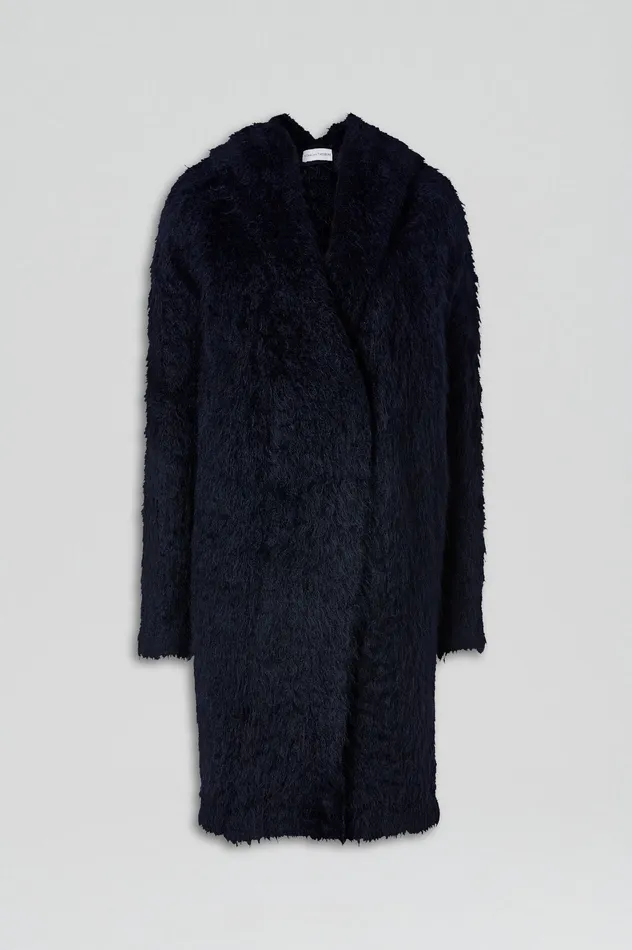 BRUSHED MOHAIR CARDIGAN 3 NAVY Women Knitwear Scanlan Theodore BRUSHED MOHAIR CARDIGAN 3 NAVY Women Knitwear Scanlan Theodore