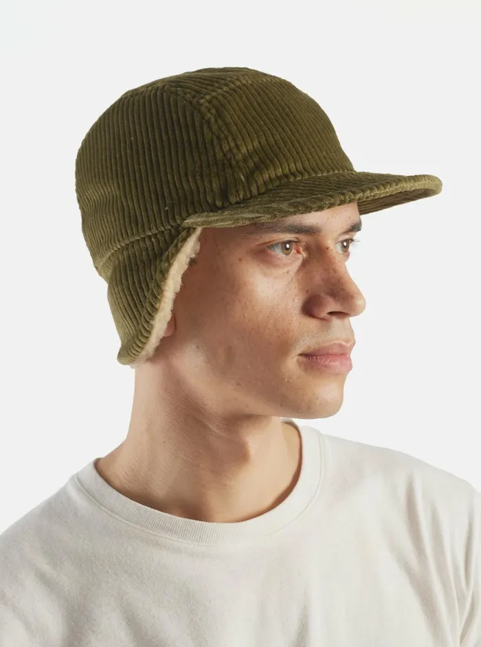 Cableami 5w Cap In Olive Corduroy Men Universal Works Hats