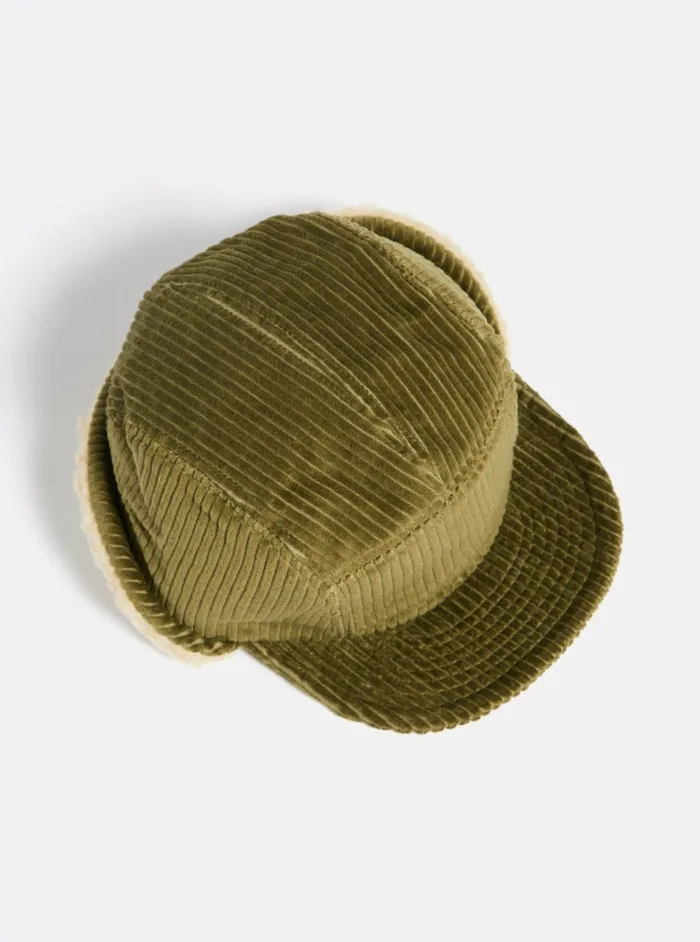 Cableami 5w Cap In Olive Corduroy Men Universal Works Hats