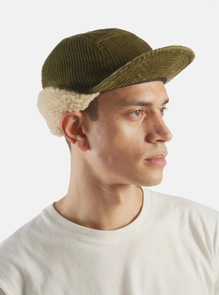 Cableami 5w Cap In Olive Corduroy Men Universal Works Hats