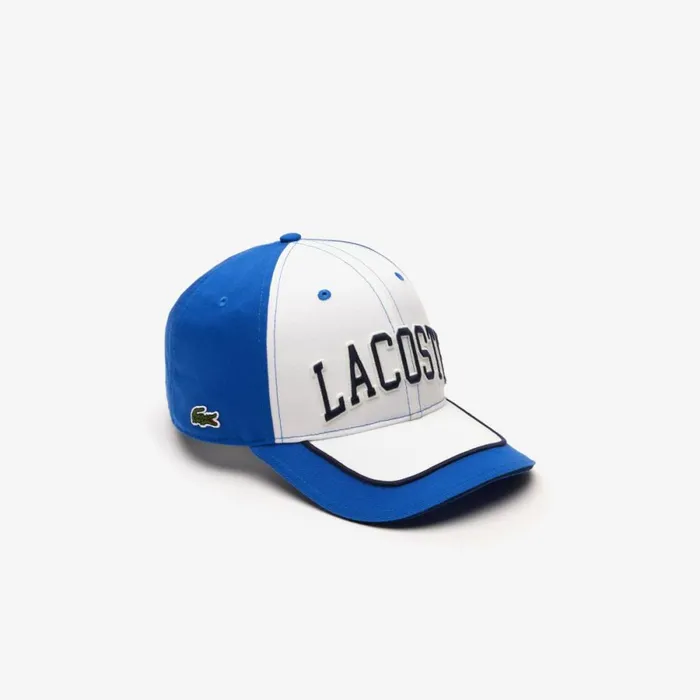 Caps and Hats MenWomen Lacoste Unisex 3D Embroidered Baseball Cap White Blue Navy Blue Itx