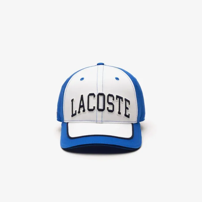 Caps and Hats MenWomen Lacoste Unisex 3D Embroidered Baseball Cap White Blue Navy Blue Itx