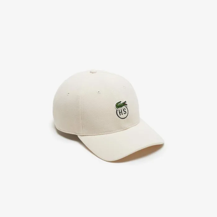 Caps and Hats MenWomen Lacoste Unisex Lacoste X Highsnobiety Cotton Piqu Cap Beige Iit