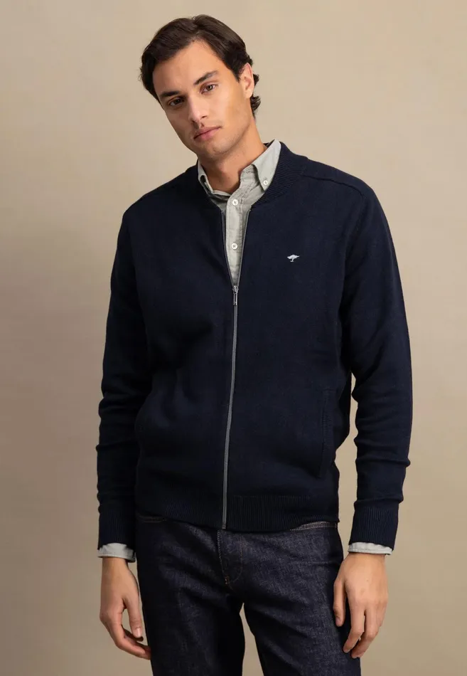 Cardigan Men FYNCHHATTON Parting Jacket Made Of 100 Cotton Navyhazelruby Reddark Emeraldcloud Blueblack Cardigan Men FYNCHHATTON Parting Jacket Made Of 100 Cotton Navyhazelruby Reddark Emeraldcloud Blueblack
