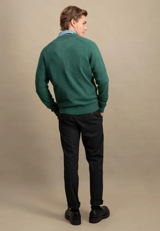 Cardigan Men FYNCHHATTON Parting Jacket Made Of 100 Cotton Navyhazelruby Reddark Emeraldcloud Blueblack